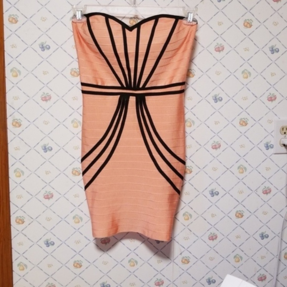 Wow Couture strapless dress size S Style K1751
